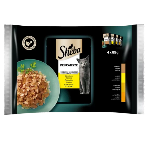 SHEBA ΕΠΙΛΕΓΜΕΝΑ ΠΟΥΛΕΡΙΚΑ Multipack 4x85g
