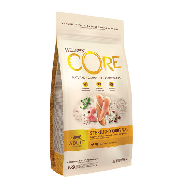 WELLNESS CORE Cat Sterilized Chicken & Turkey 1.75kg