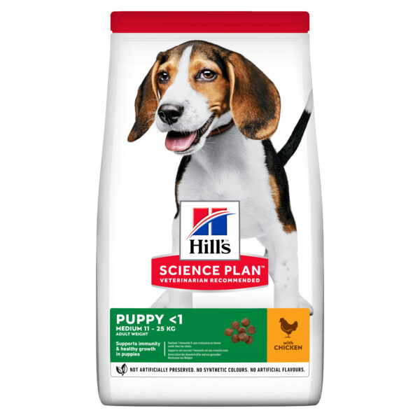 Hill's Science Plan Puppy Medium για Σκύλους με Κοτόπουλο 2.5kg
