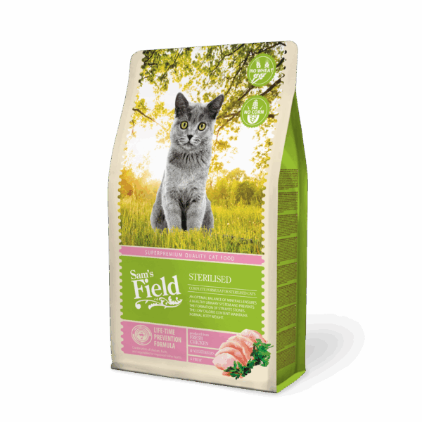Sam's Field Sterilised Cat Adult -Fresh Chicken 2.5kg