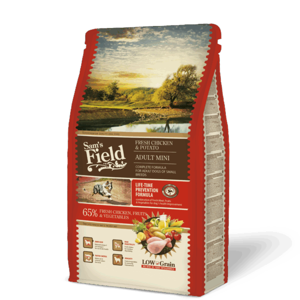 Sam’s Field Low Grain – Adult Mini Κοτόπουλο & Πατάτα 2,5kg