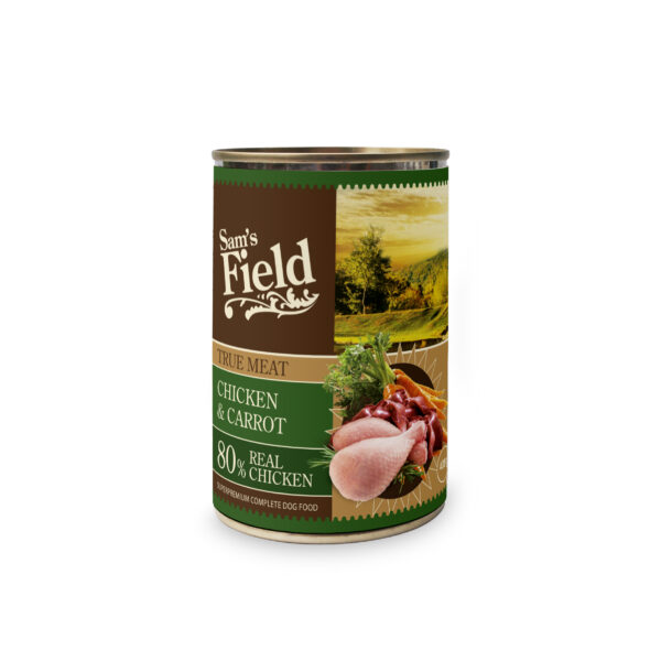 Sam's Field True Meat - Chicken & Carrot 400gr
