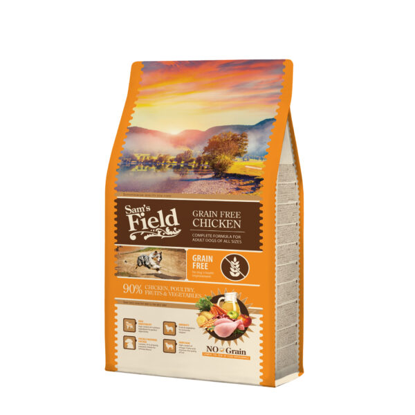 Sam’s Field Grain Free Adult -Κοτόπουλο 2.5kg