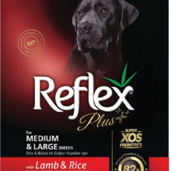 Reflex Plus Medium/Large Adult Lamb 15kg