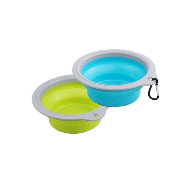 Pawise Πτυσσόμενο Μπώλ 380ml (χρώμα πράσινο)