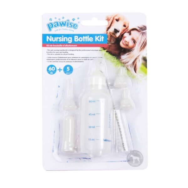 Pawise Μπιμπερό με Βούρτσα 60ml