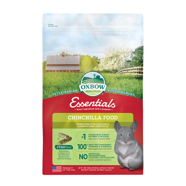OXBOW Essentials Πλήρης τροφή Chinchilla 1.36kg
