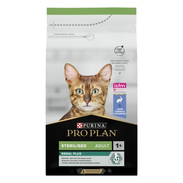 PURINA PRO PLAN STERILISED RENAL PLUS CAT ΚΟΥΝΕΛΙ 1,5KG