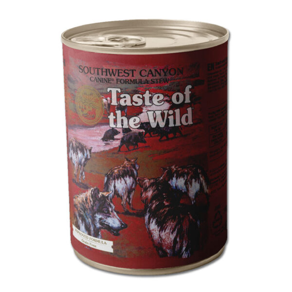 Taste of the Wild Southwest Canyon Can με Aγριόχοιρο σε σάλτσα 390gr