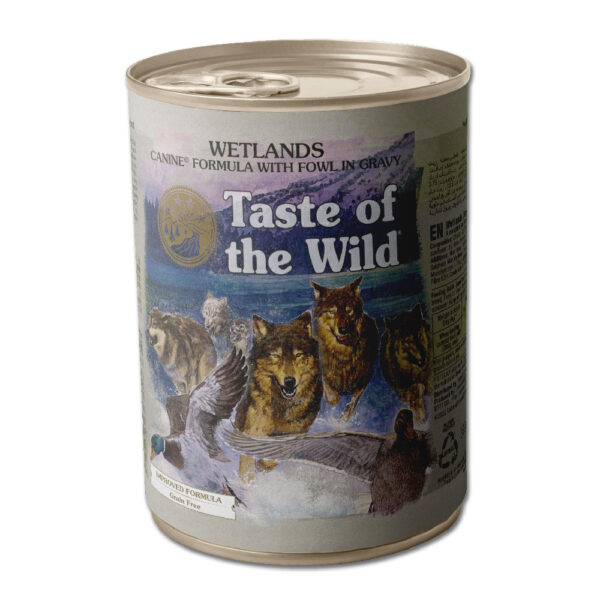 Taste of the Wild Wetlands Can με Άγρια Πτηνά σε σάλτσα 390gr