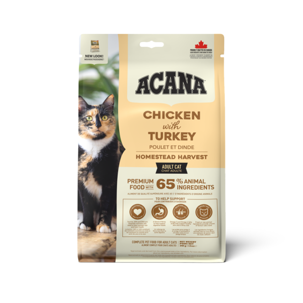 ACANA CAT HOMESTEAD HARVEST CHICKEN WITH TURKEY 1.8kg