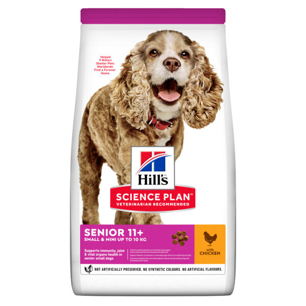 Hill's Science Plan Adult Senior 11+ Small & Mini με Σκύλους με Κοτόπουλο 1.5kg